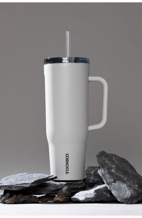 Corkcicle Cruiser 40-ounce Insulated Tumbler With Handle In River Rock