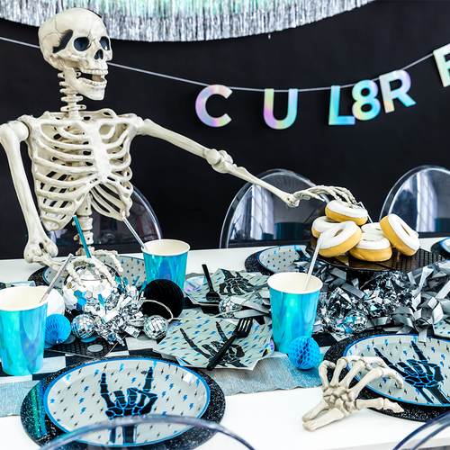 Shop Jollity & Co Halloween Themed Party Package In Rock On Skeleton Hand