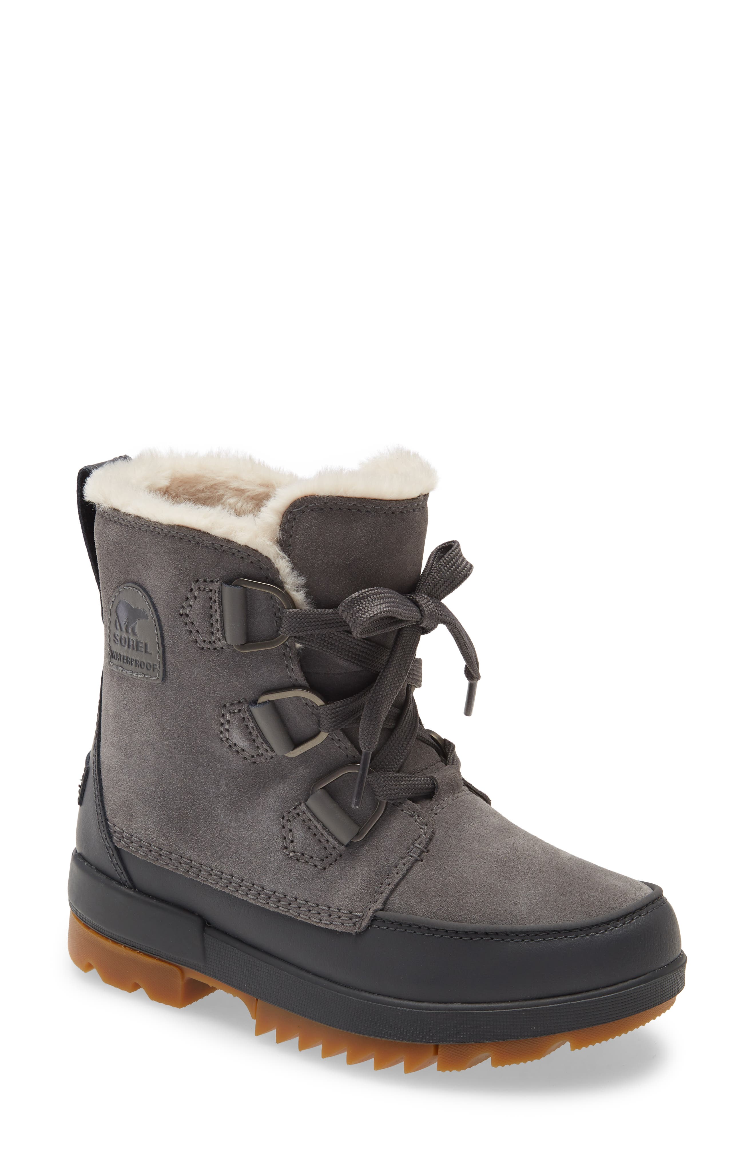 womens grey sorel boots