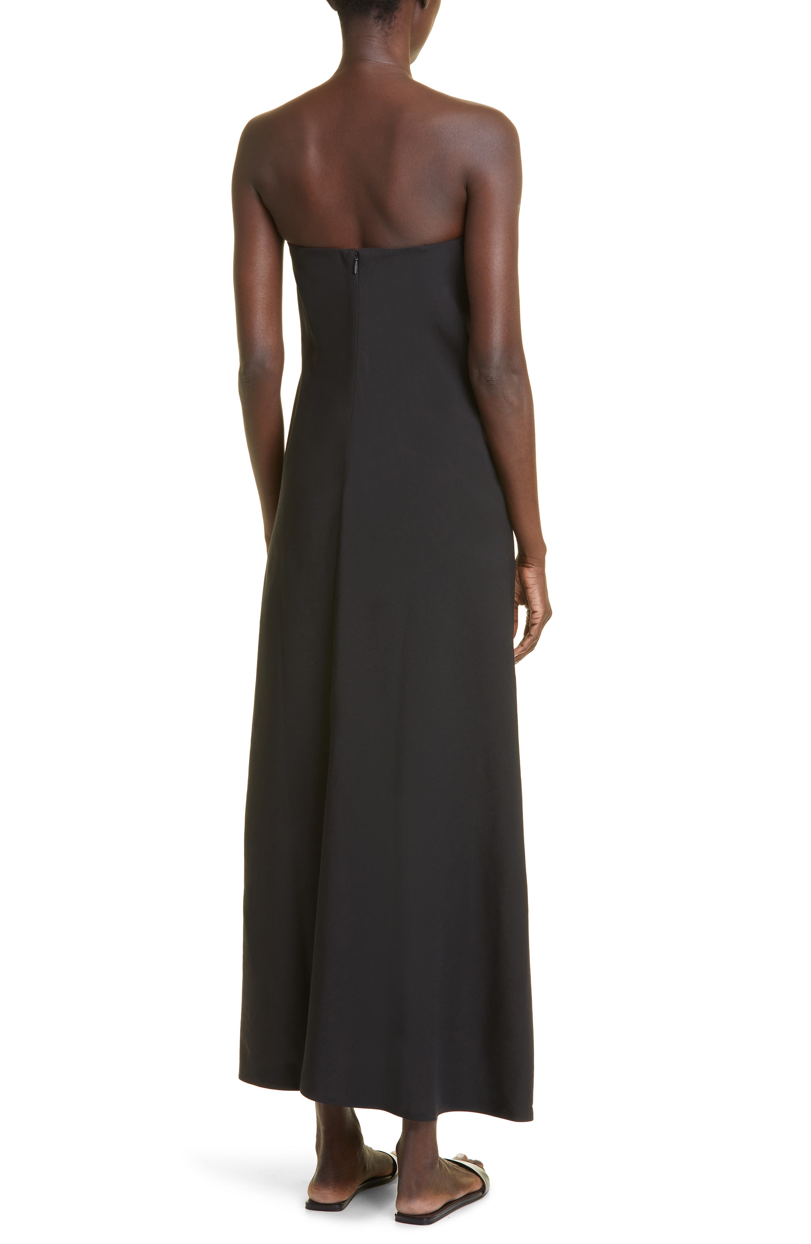 Rodin draped wool jersey maxi dress