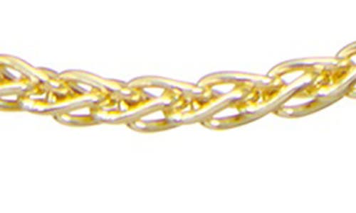 Fzn Wheat Chain Necklace In Yellow