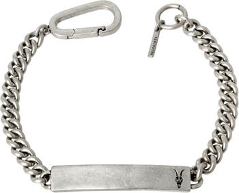 AllSaints Sterling Silver ID Bracelet | Nordstrom