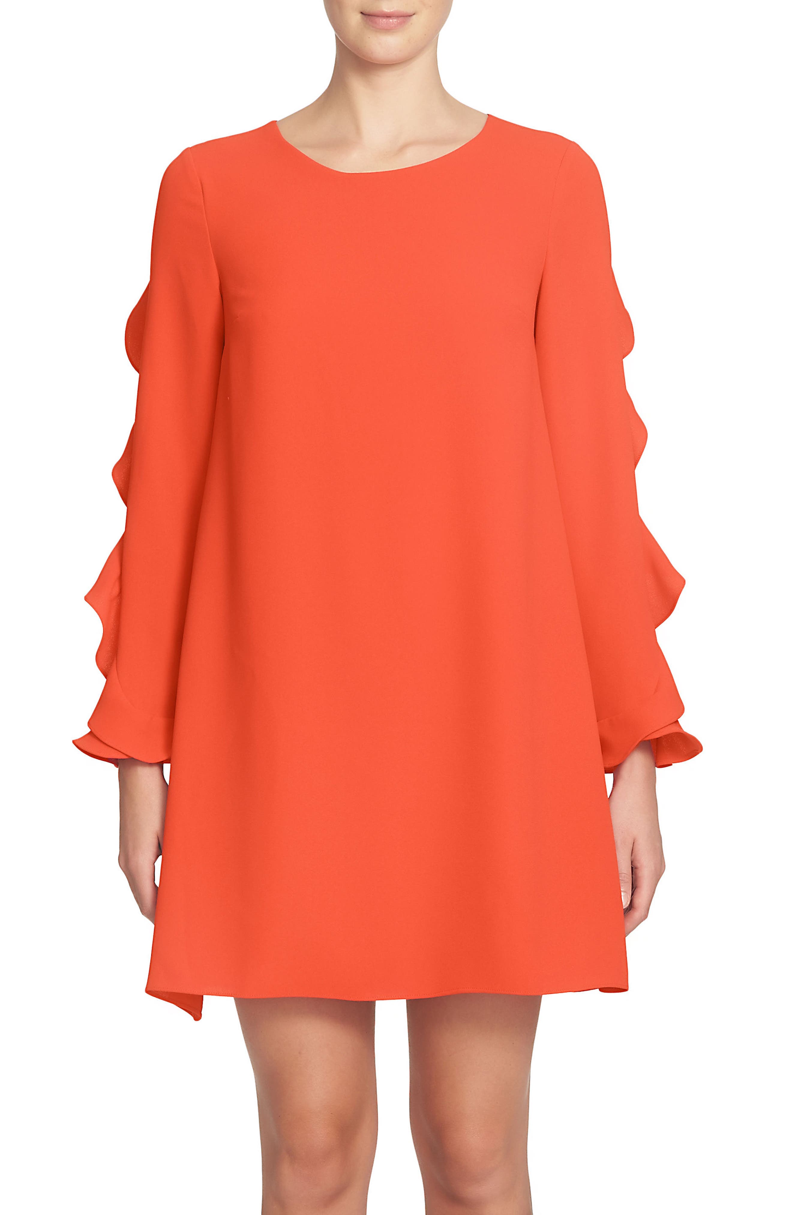CeCe Ivy Ruffle Sleeve Shift Dress Nordstrom
