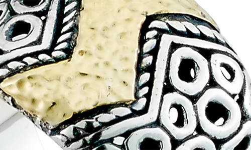 Samuel B. Samuel B 18k & Silver Lightning Strike Ring In Silver/gold