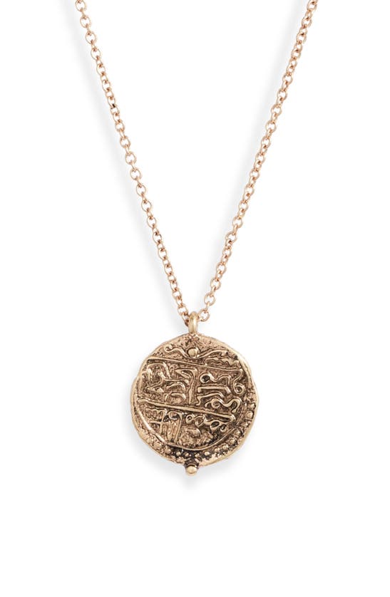Knotty Astrological Charm Necklace In Gold