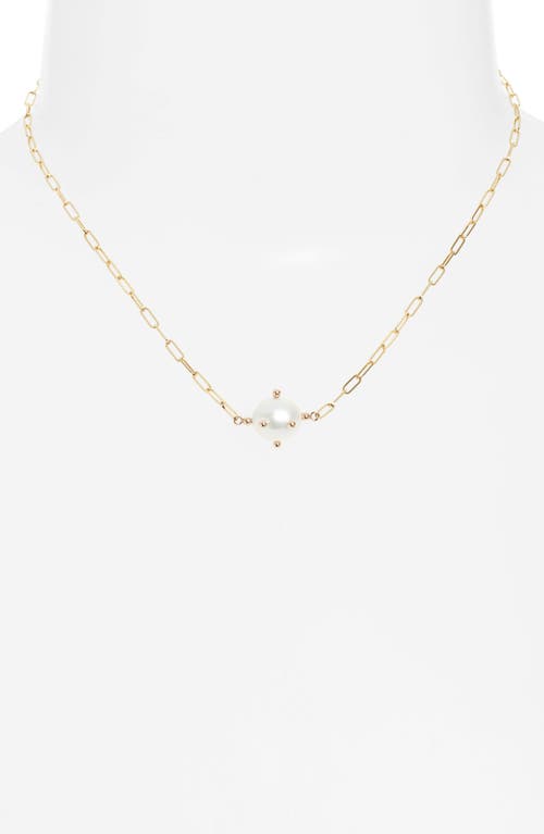 POPPY FINCH POPPY FINCH BUBBLE CULTURED PEARL PENDANT NECKLACE