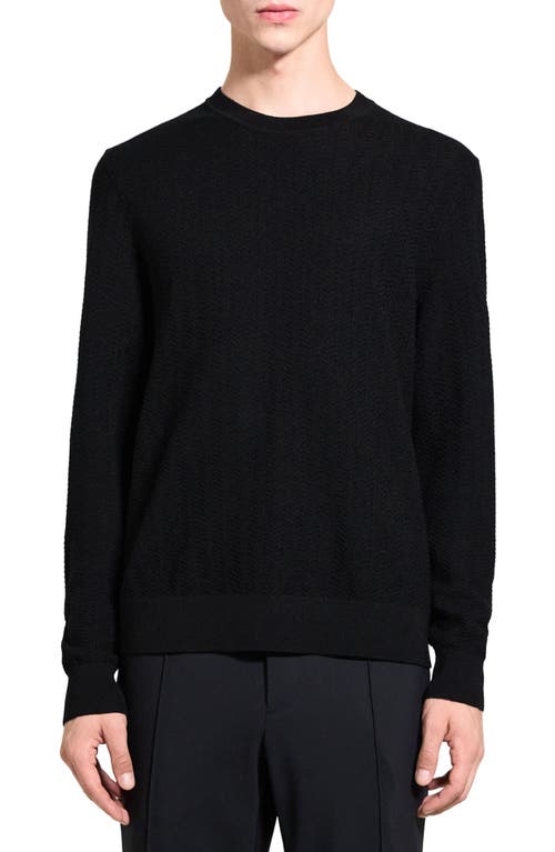 Theory Novo Merino Wool Blend Crewneck Sweater at Nordstrom,