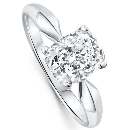 Bliss Diamond 1 1/2ct Cushion Diamond Solitaire Engagement Ring 14k Gold Lab Grown In 14k White Gold