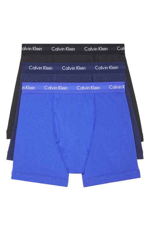 Calvin Klein 3-Pack Stretch Cotton Boxer Briefs in White