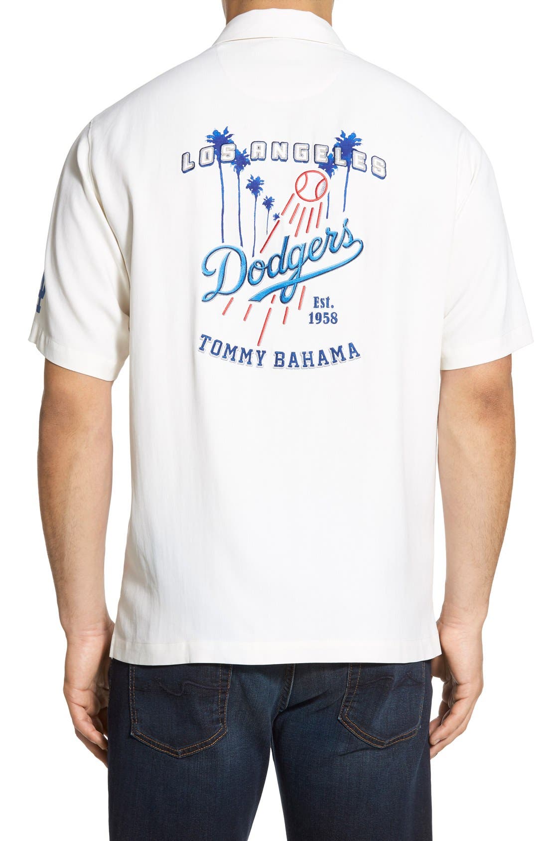 tommy bahama la dodgers shirt