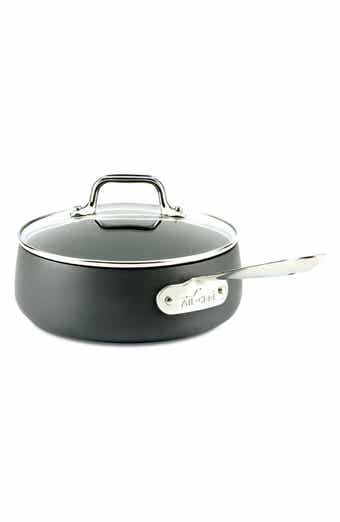 All-Clad HA1 Hard Anodized Nonstick Covered Sauté & Fry Pan 3-Piece  Cookware Set