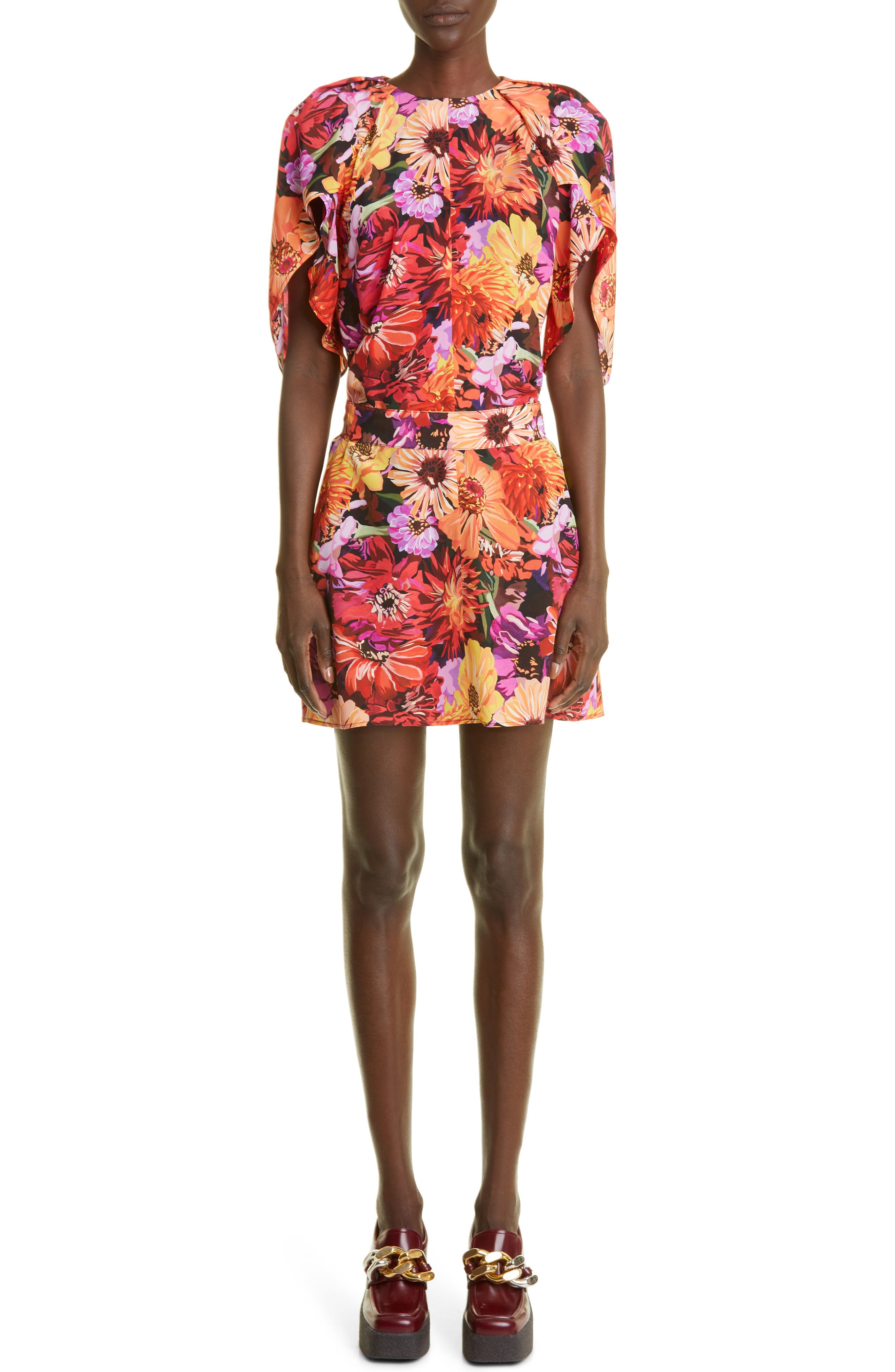 Stella McCartney Floral Batwing Sleeve 