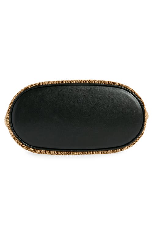 Shop Ferragamo Signature Canvas Travel Pouch In Miele Nero