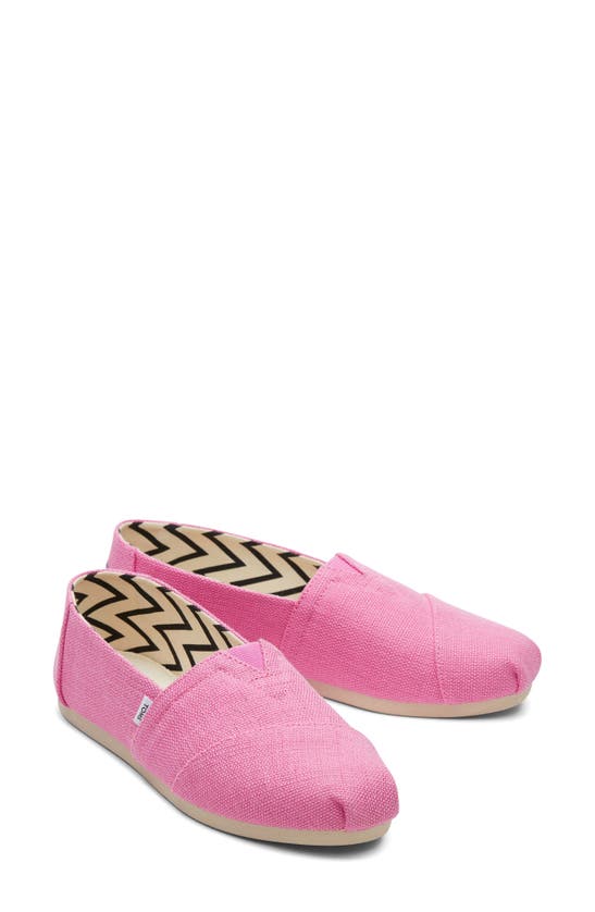 Shop Toms Alpargata Slip On Sneaker In Pink