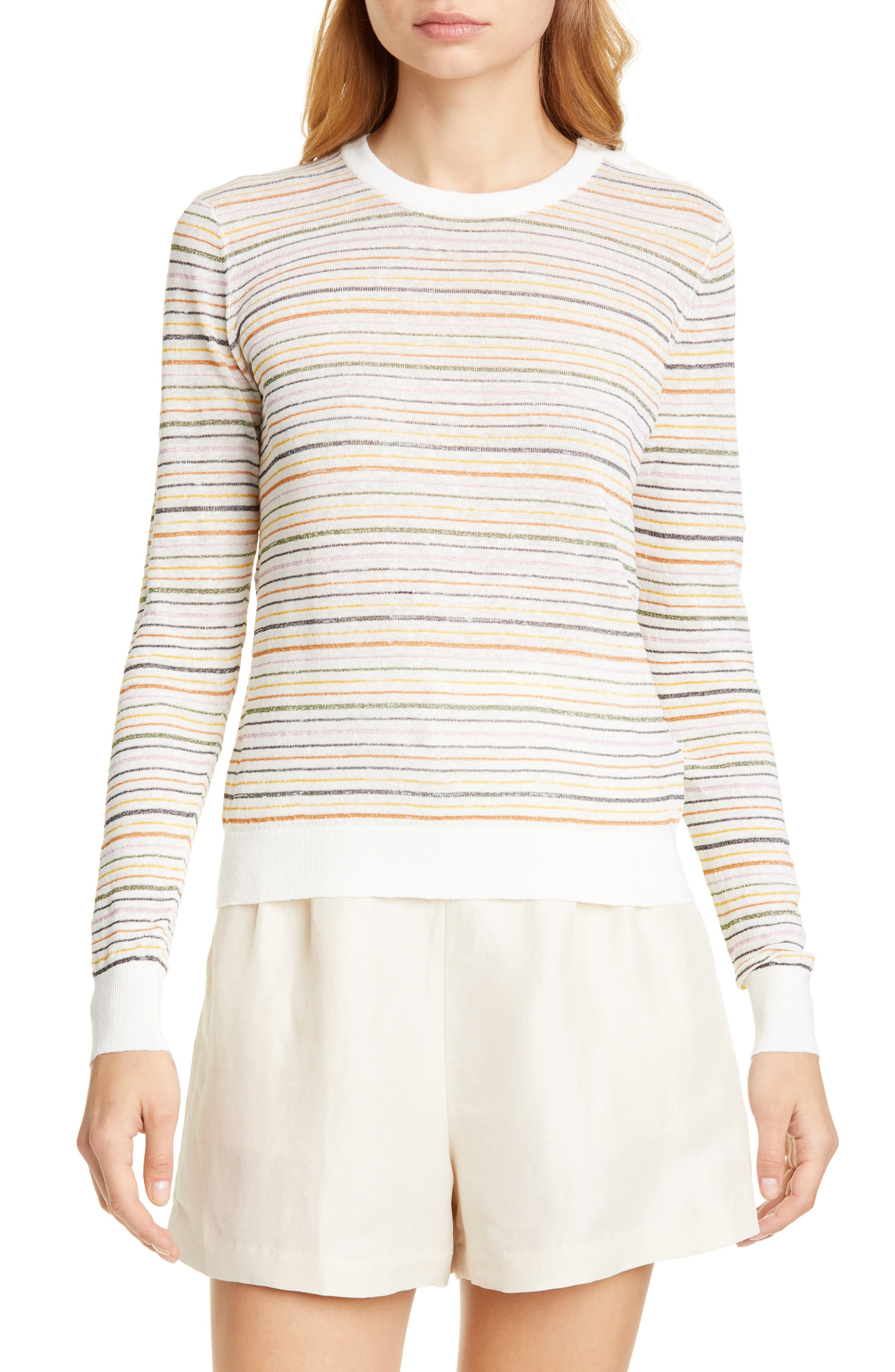 joie striped sweater