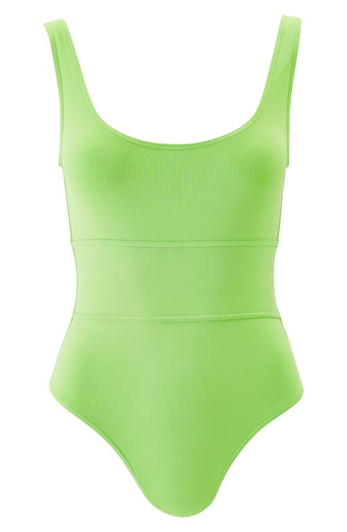 Melissa Odabash Perugia One-piece Swimsuit In Lime
