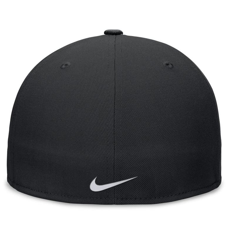 Shop Nike Black Chicago White Sox Evergreen Performance Fitted Hat