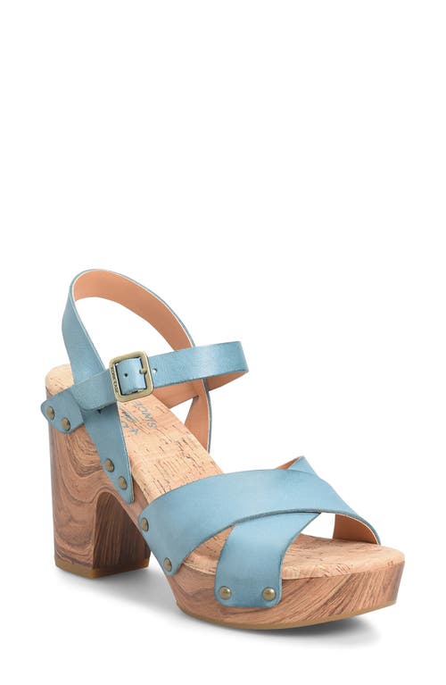 Shop Kork-ease ® Drew Platform Sandal In Turquoise F/g