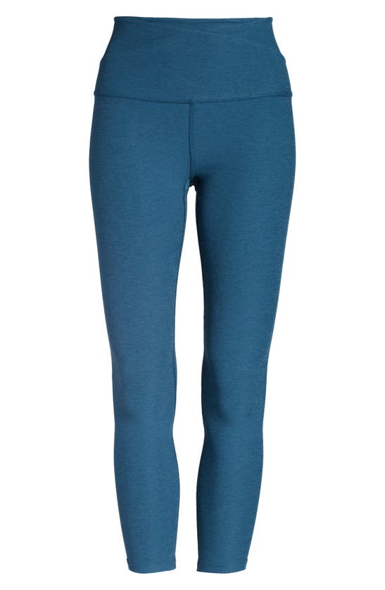 Shop Beyond Yoga At Your Leisure High Waist Leggings In Stellar Blue Heather