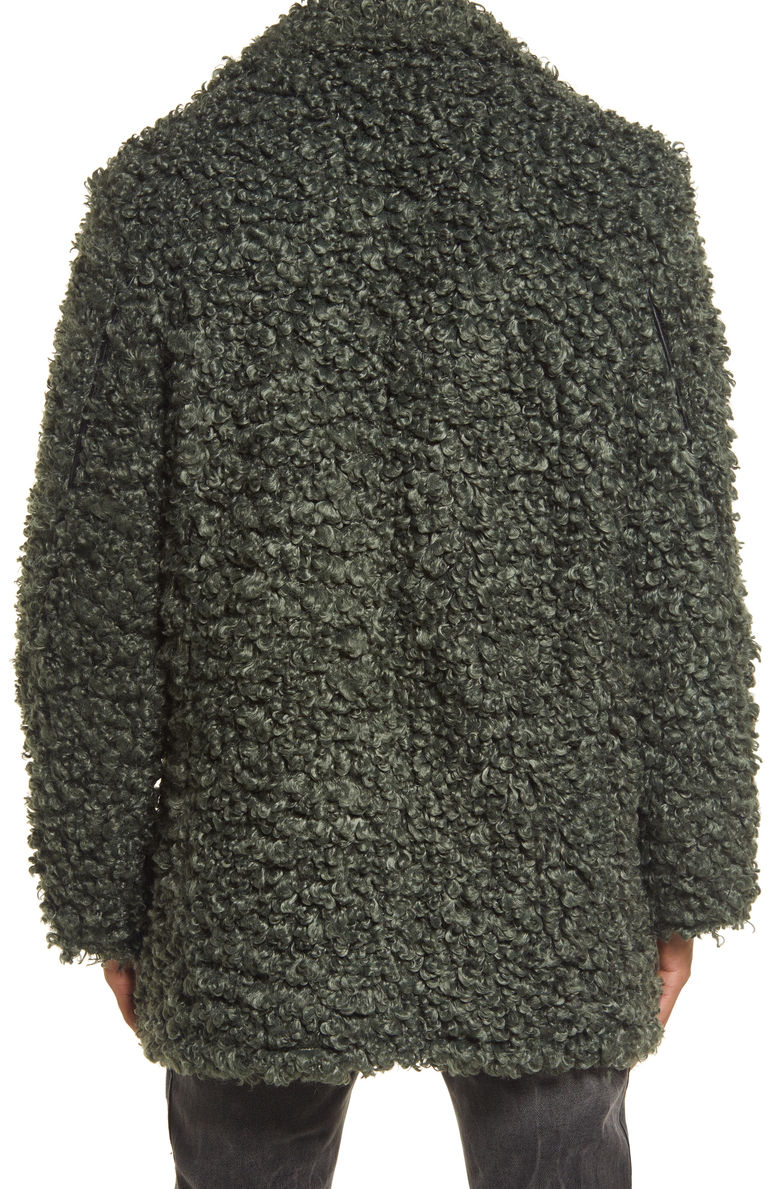 Cult of Individuality Faux Fur Peacoat 