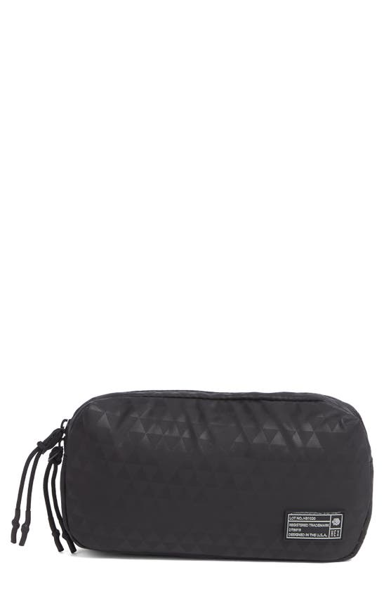 Hex Aspect Water Resistant Belt Bag In Black Triangle