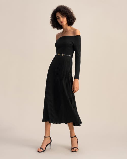 Shop Lilysilk The Vivi Knit Dress In Black