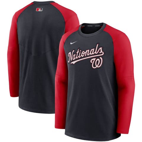 Men's Nike Navy Houston Astros Authentic Collection Pregame Raglan Performance V-Neck T-Shirt Size: Small