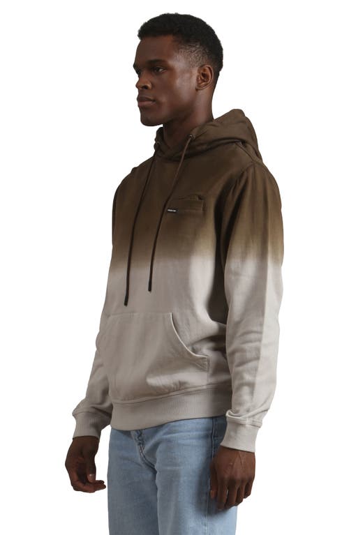 Shop Members Only Emerson Ombre Hooded Sweatshirt In Sand