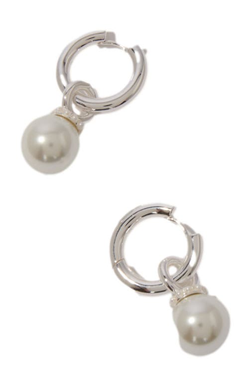 Shop Maje Bead Earrings In Silver