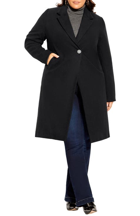 smuk blur tag på sightseeing Plus-Size Women's Long Coats, Jackets & Blazers | Nordstrom