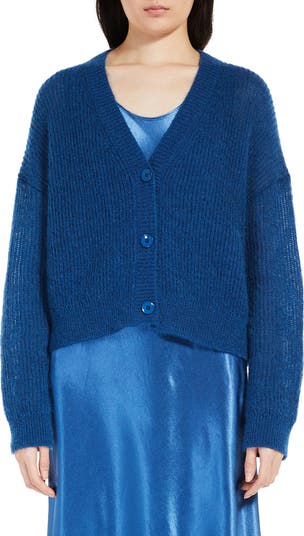 Rugiada Mohair & Wool Blend V-Neck Cardigan
