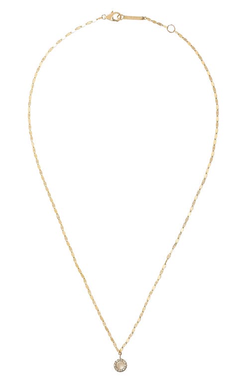 Lana Flawless Open Circle Diamond Pendant Necklace in Yellow Gold