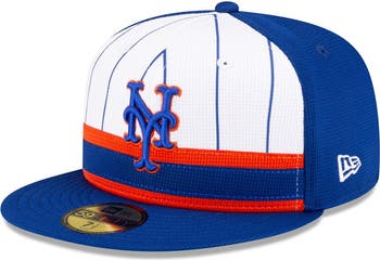 New Era Youth New Era White New York Mets 2024 Batting Practice 59FIFTY