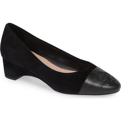 Taryn Rose Babe Cap Toe Pump