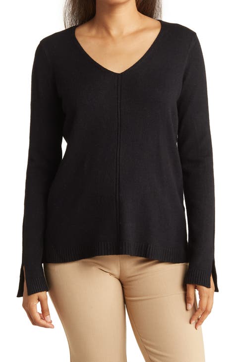 Yummy V-Neck Pullover Sweater
