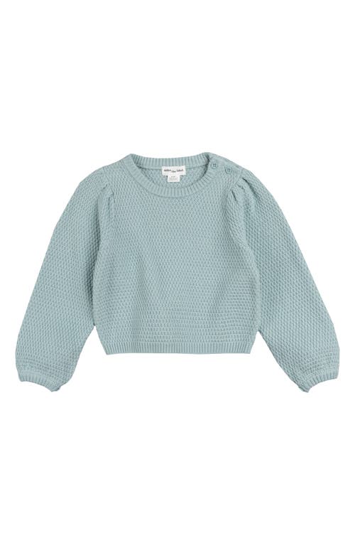 MILES THE LABEL MILES THE LABEL KIDS' BALLOON SLEEVE COTTON SWEATER