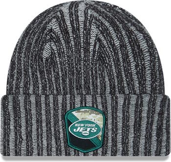 New Era Men's New Era Black New York Jets 2023 Salute To Service Cuffed  Knit Hat