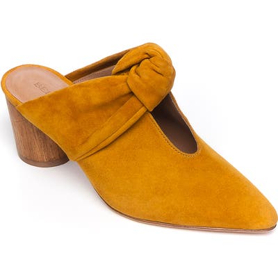 Bernardo Finley Knot Mule, Yellow