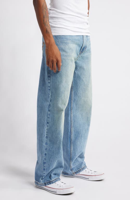 Shop Elwood Straight Leg Jeans In Vintage Indigo