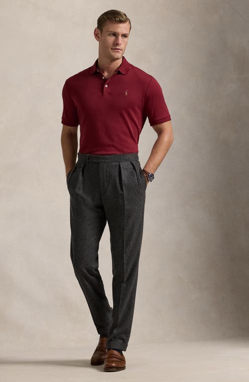 Shop Polo Ralph Lauren Pima Cotton Polo In Red Carpet