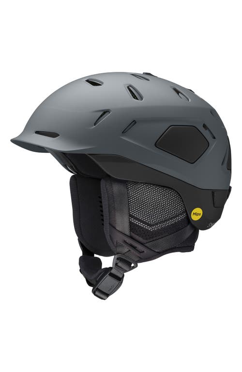 Smith Nexus Snow Helmet With Mips In Matte Slate/black