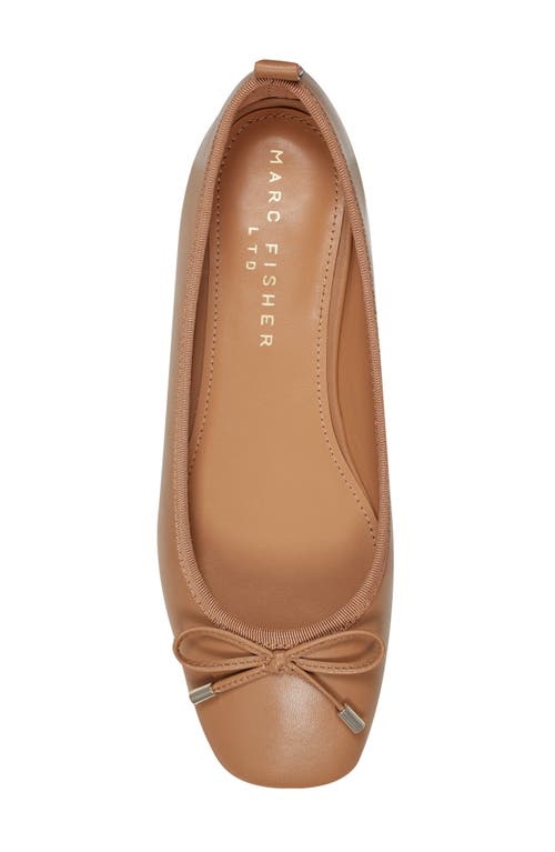 Marc Fisher Ltd Ubet Ballet Flat In Medium Natural