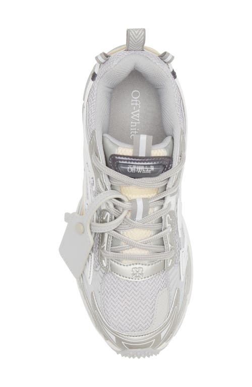 Off-white Out Walking Be Right Back Sneaker In Grey-silver