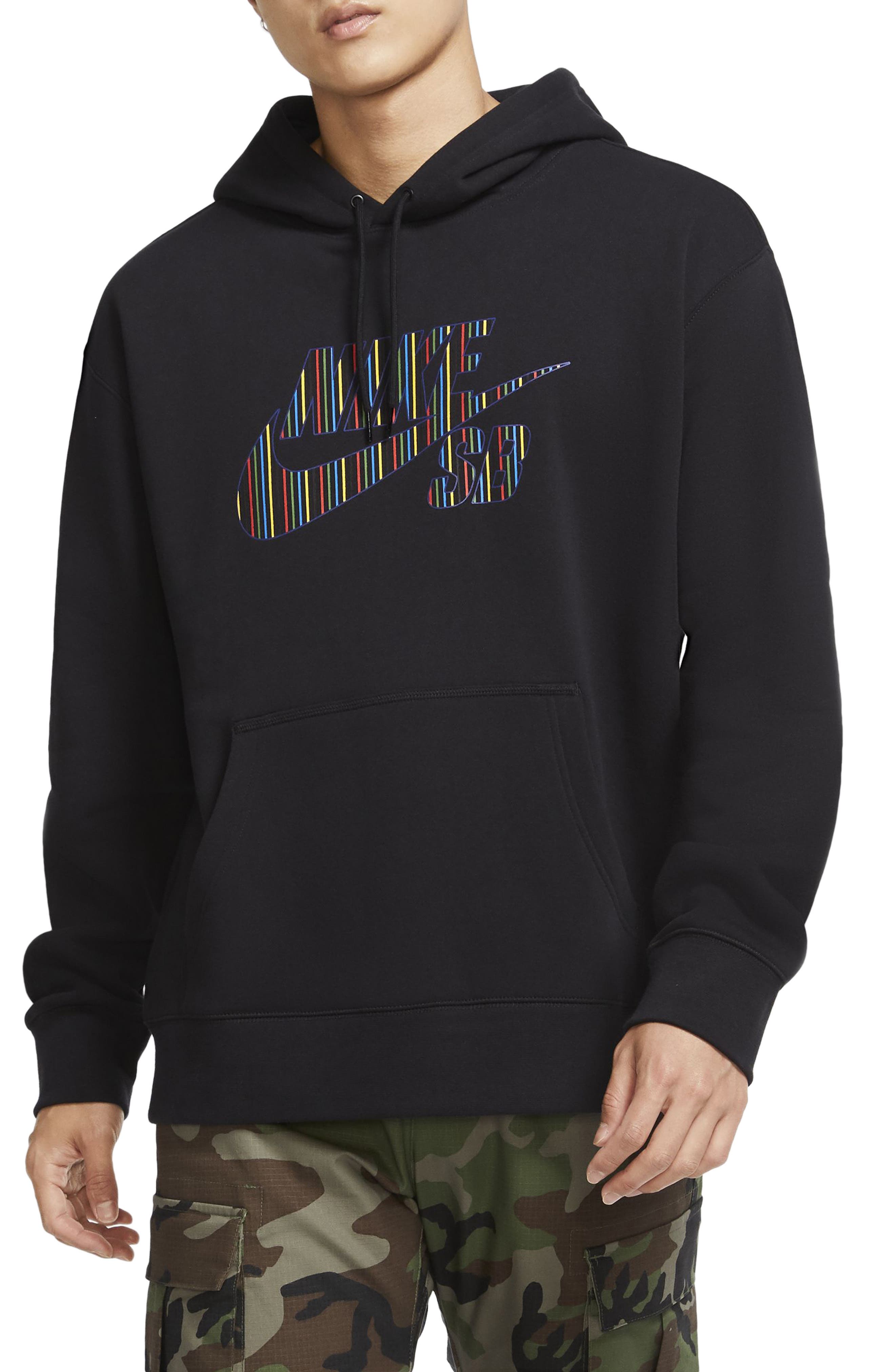 nike stripe camo hoodie