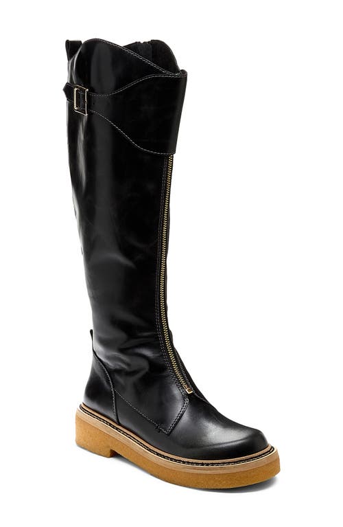 Kelsi Dagger Brooklyn Cape Knee High Riding Boot in Black 