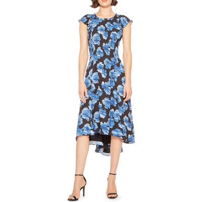 Parker Marcella Floral Print Dress, Blue