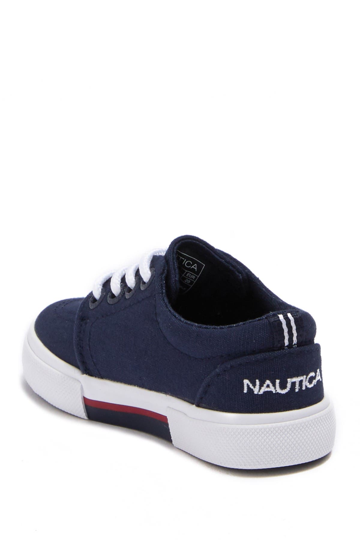 nautica blue and white shoes