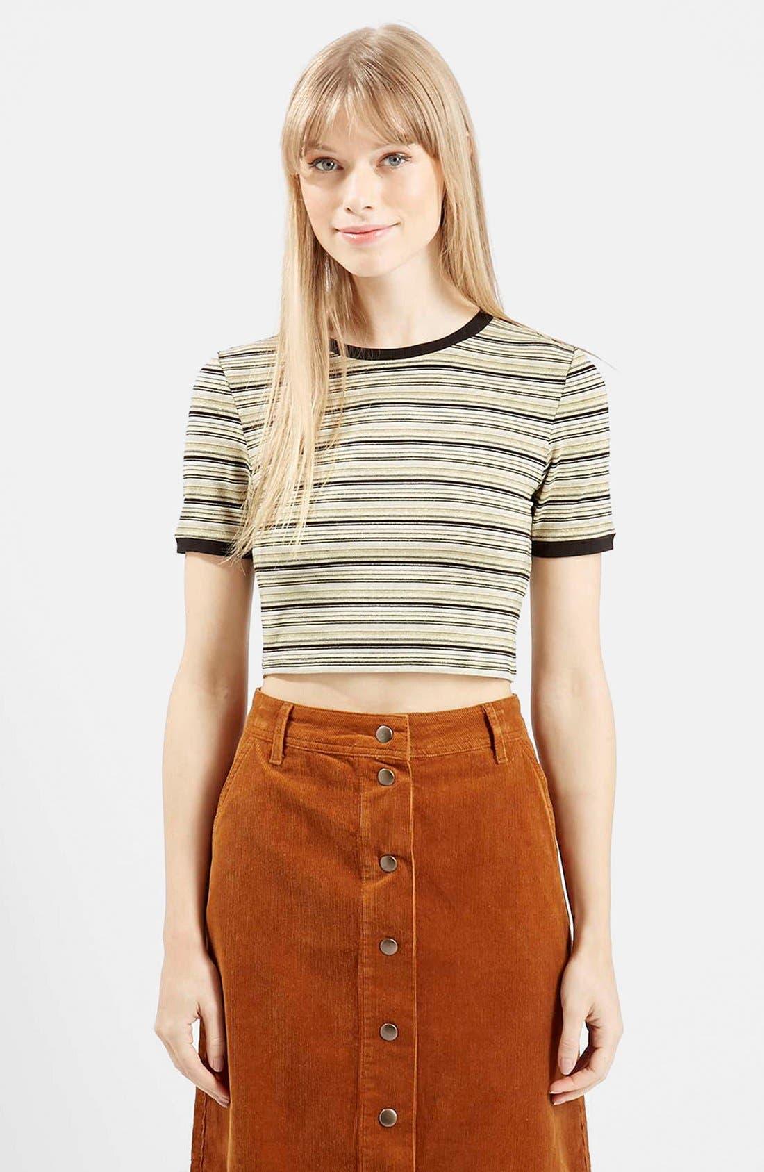 Short Sleeve Crop Tee Nordstrom