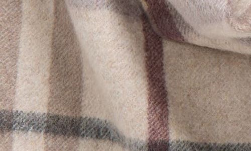 Shop Nordstrom Plaid Cashmere Scarf In Beige- Brown Combo