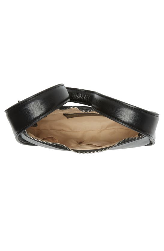 Bcbg Asymmetric Shoulder Bag In Black